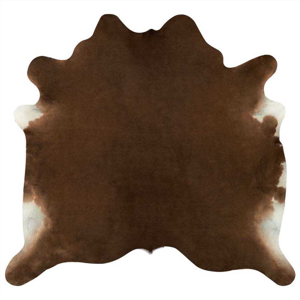 Real Cow Hide Rug 150x170 cm Brown