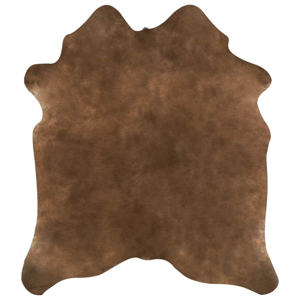 Real Cow Hide Rug 150x170 cm Brown