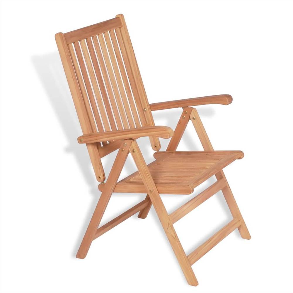 teak patio recliner