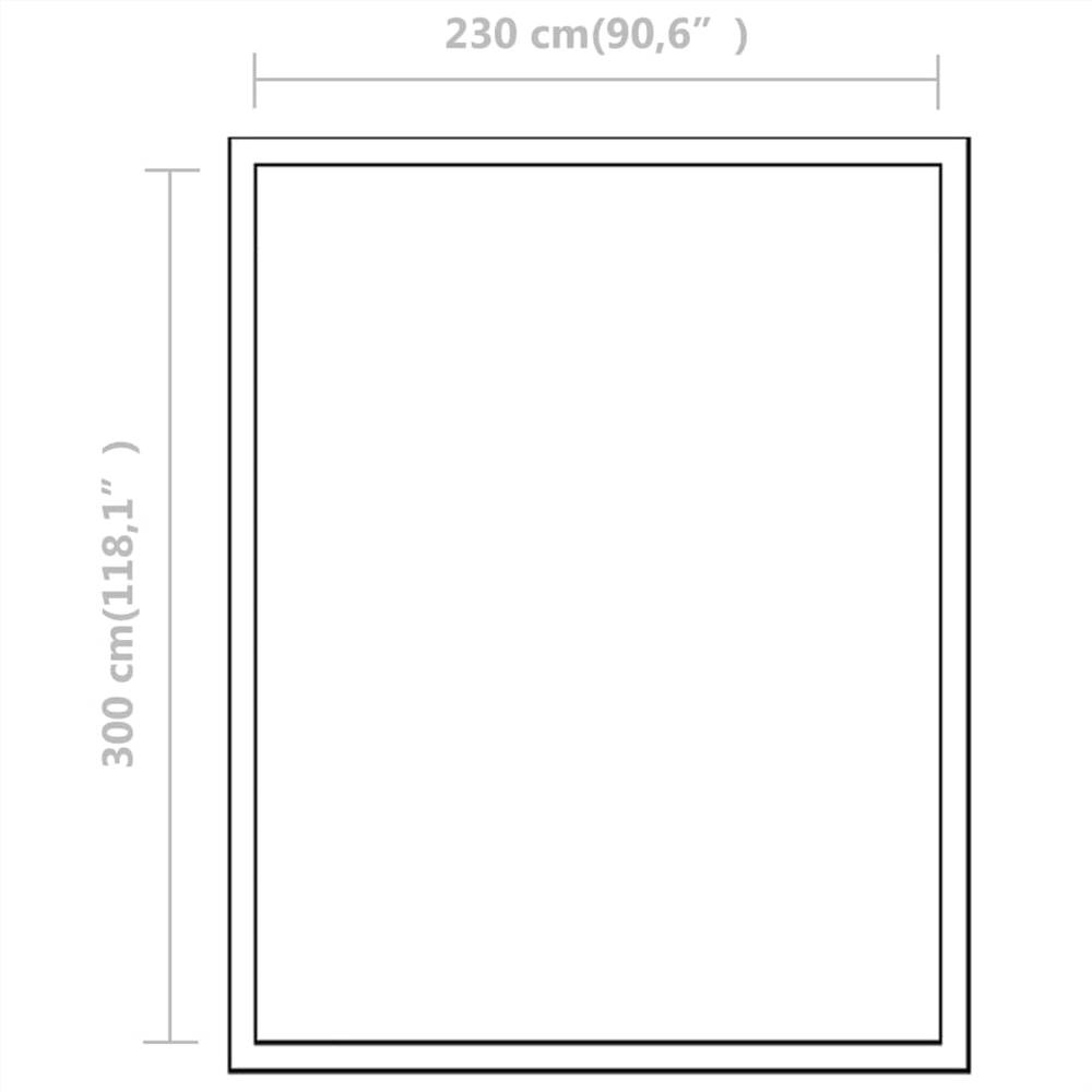 Reinforced Aluminium Greenhouse with Base Frame 7.55 m²