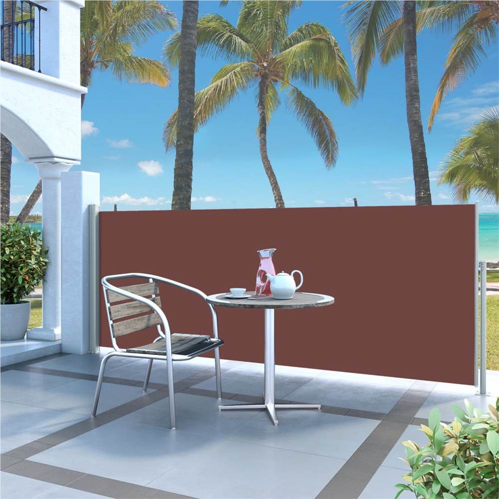 

Retractable Side Awning 120 x 300 cm Brown