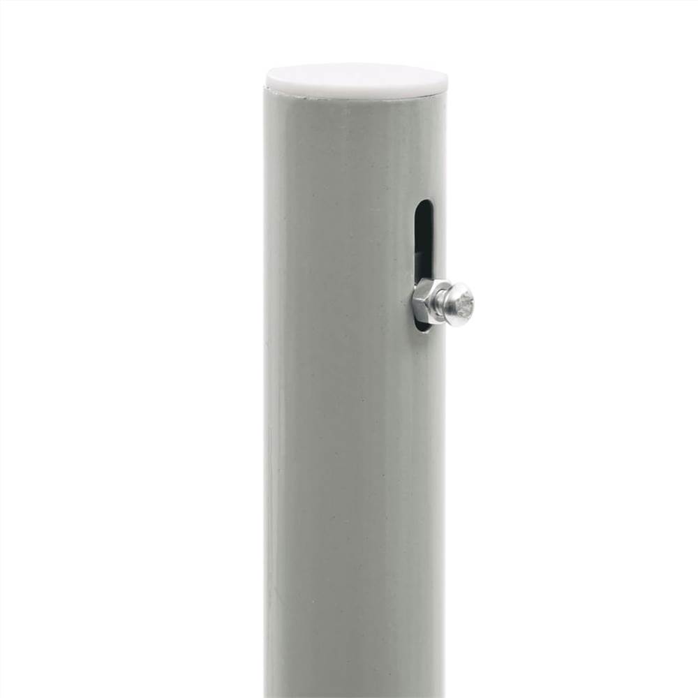 Retractable Side Awning 120 x 300 cm Grey