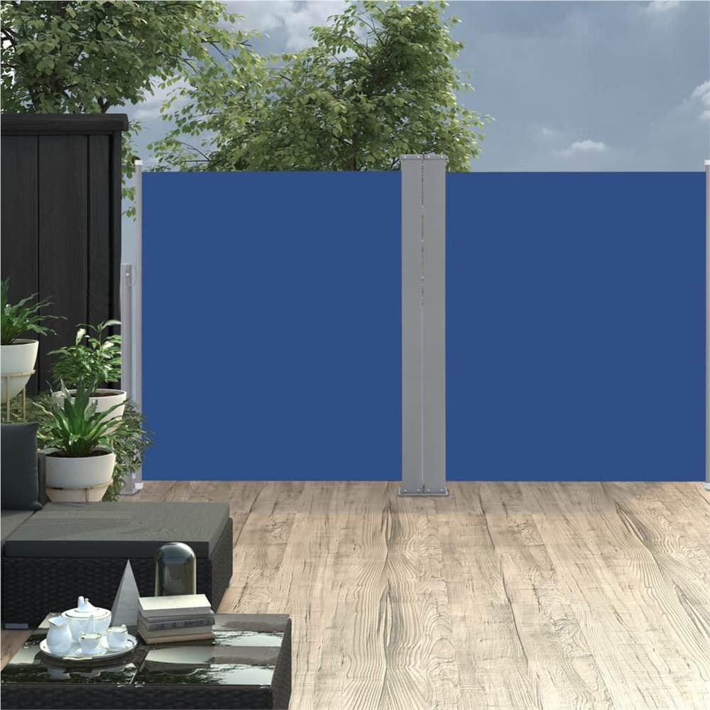 

Retractable Side Awning 170x600 cm Blue