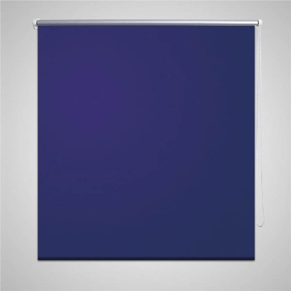 Rolgordijn Verduisterend 40 x 100 cm Marine / Blauw