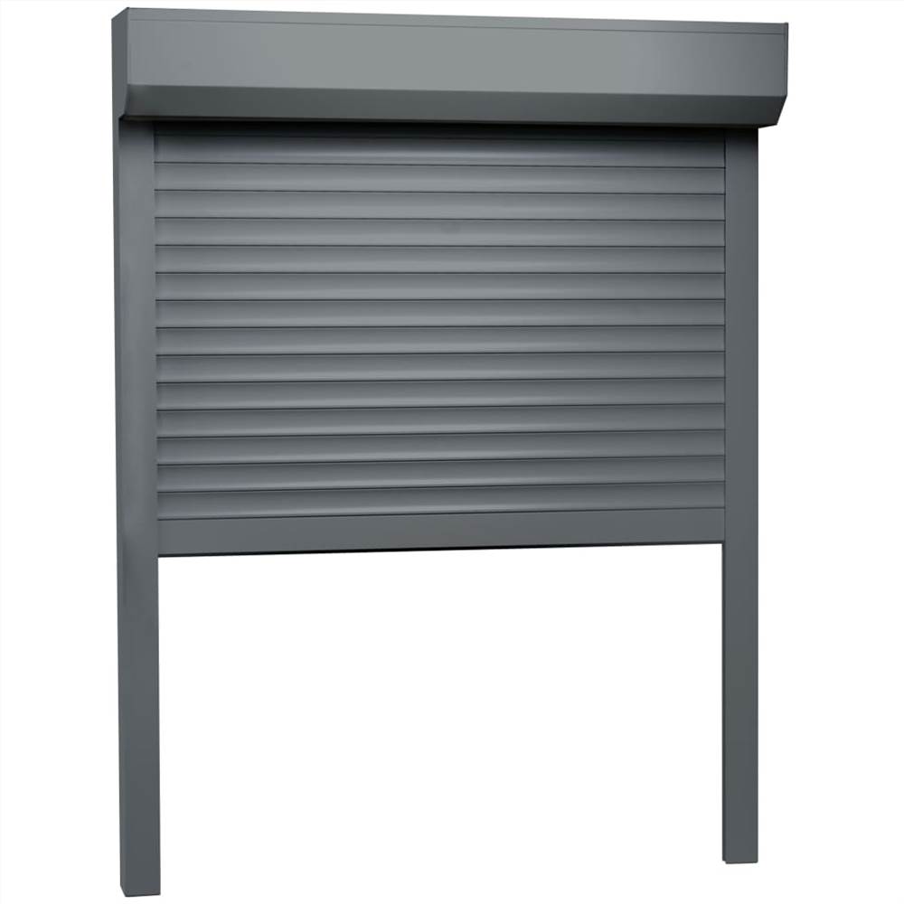 Roller Shutter Aluminium 120x150 Cm Anthracite 7 Roller Shutter Aluminium 120x150 cm Anthracite