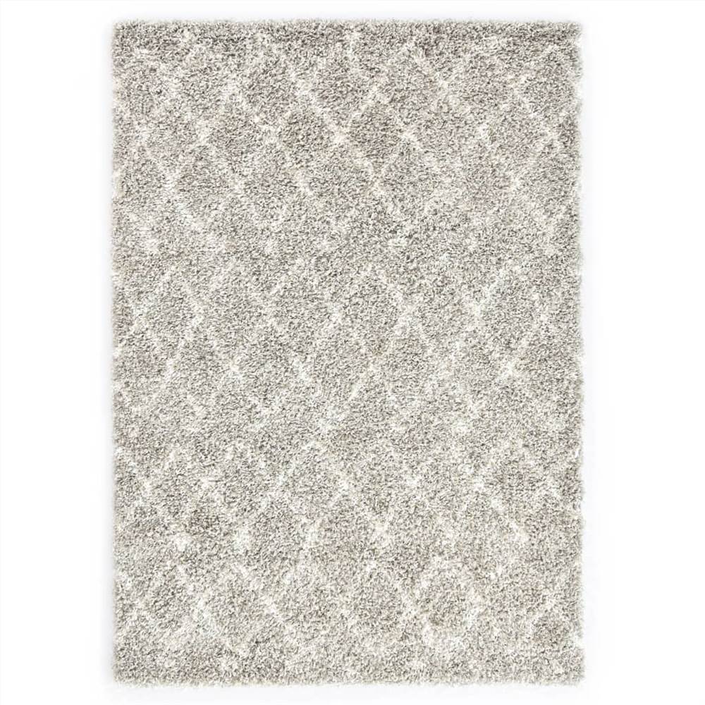 

Rug Berber Shaggy PP Sand and Beige 120x170 cm