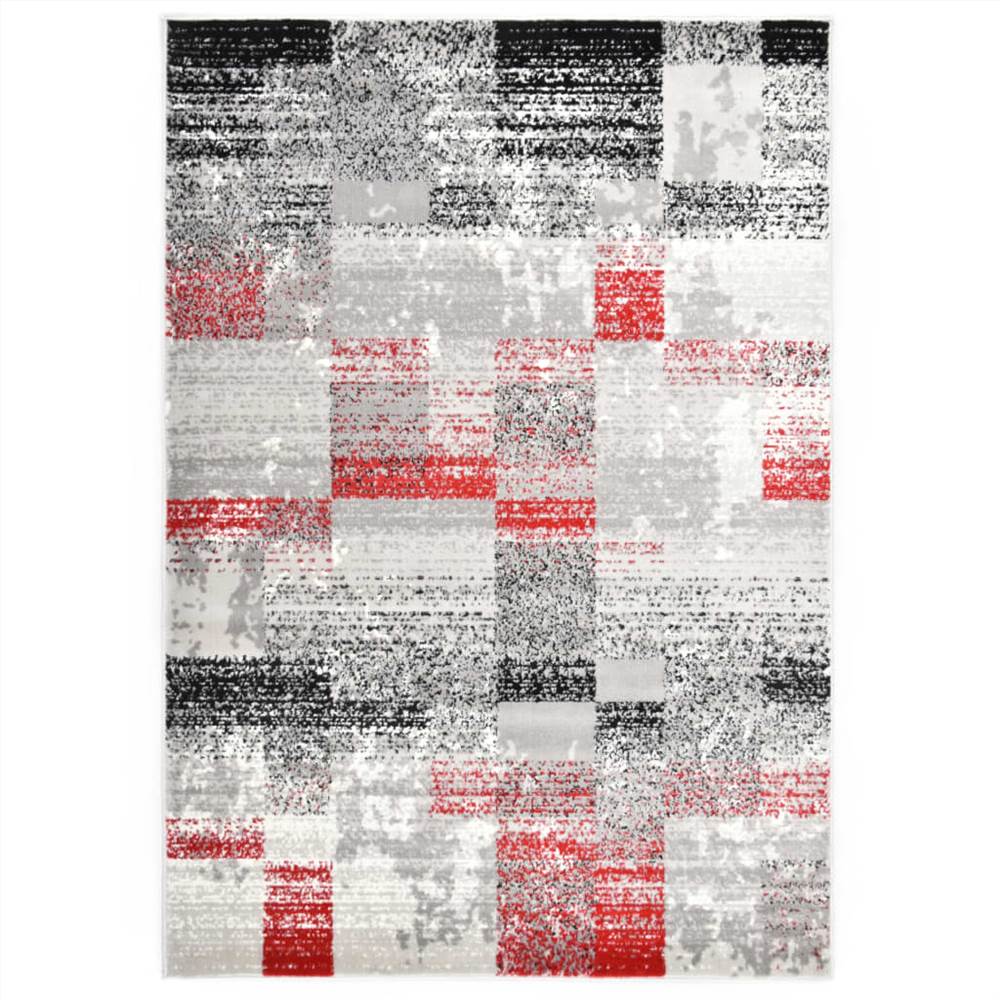 

Rug Grey and Red 160x230 cm PP
