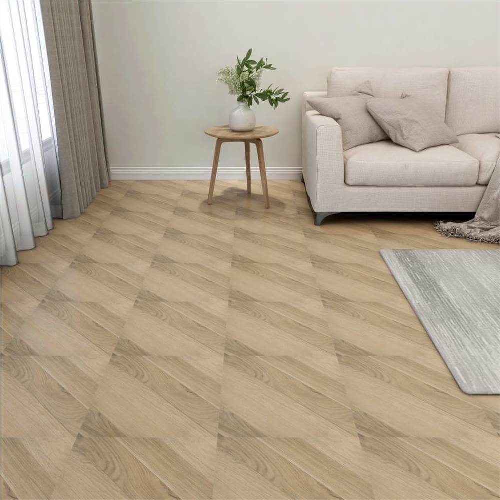 

Self-adhesive Flooring Planks 55 pcs PVC 5.11 m² Brown Striped