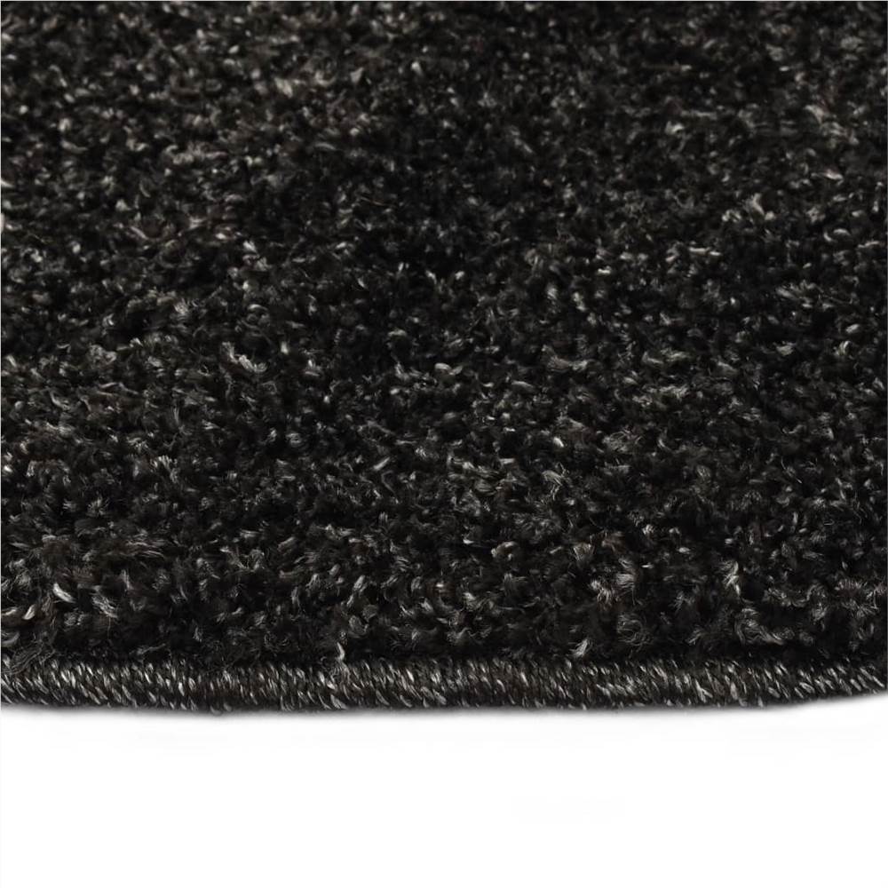 Shaggy Area Rug 160 cm Anthracite