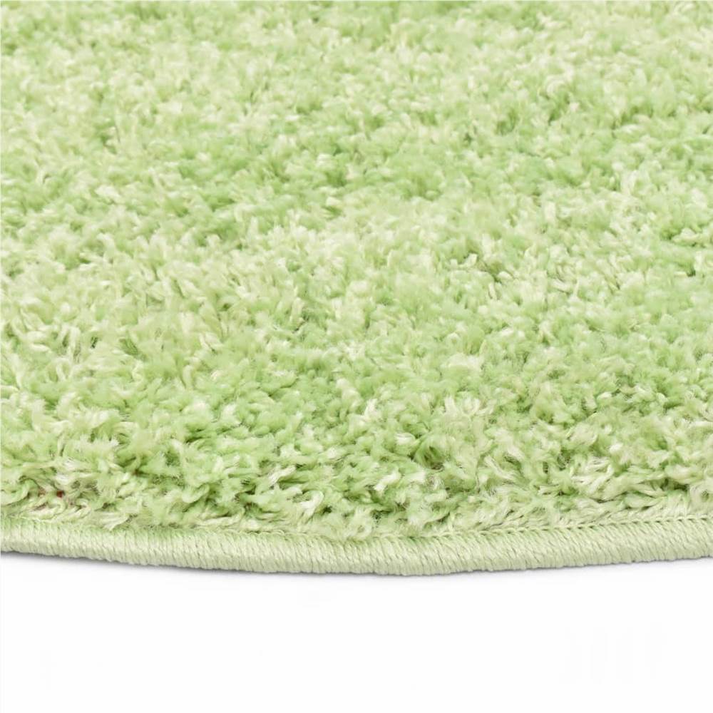 Shaggy Area Rug 160 cm Green