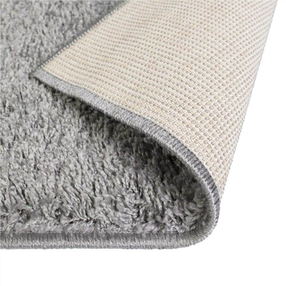 Shaggy Area Rug 80x150 cm Grey