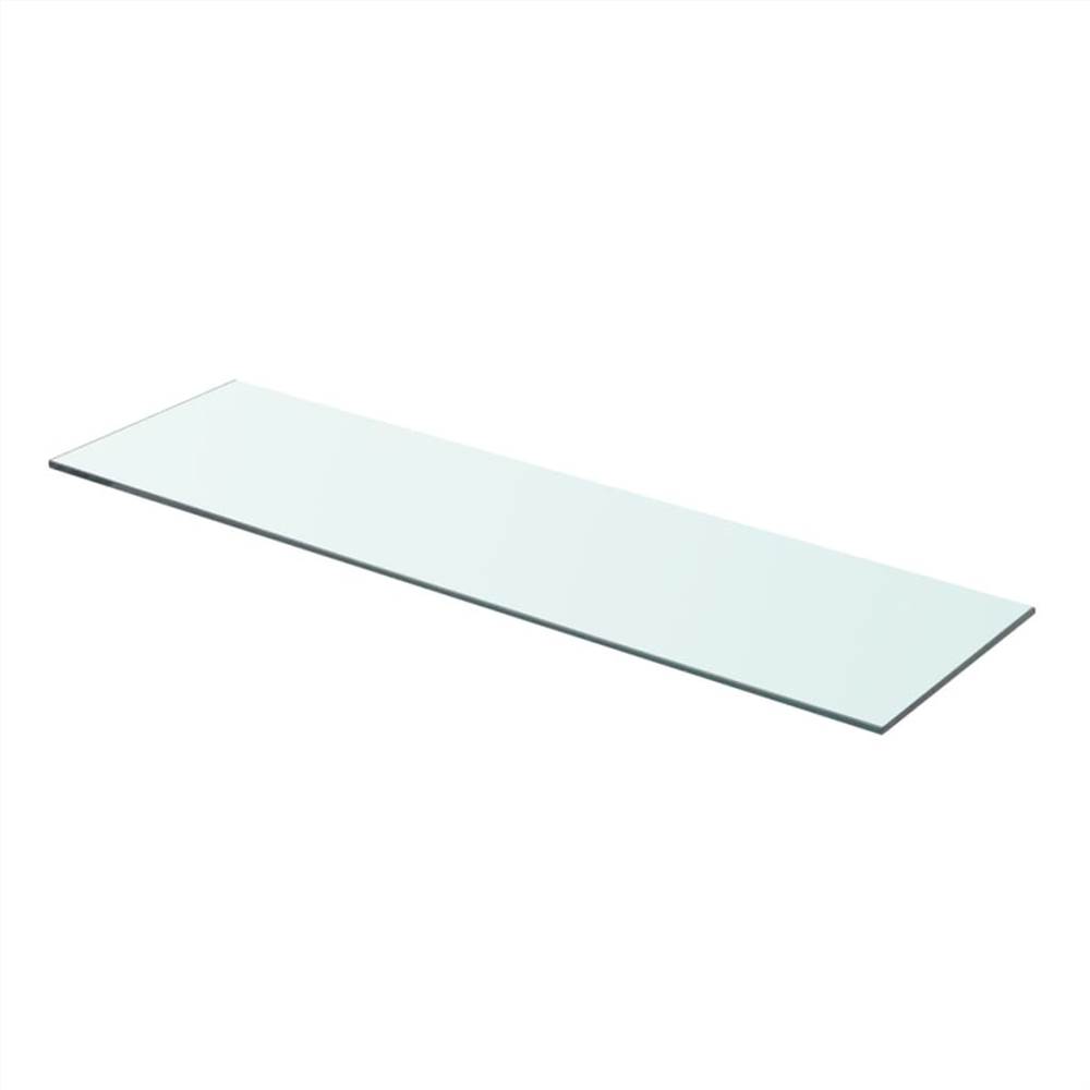 Shelves 2 pcs Panel Glass Clear 70x20 cm