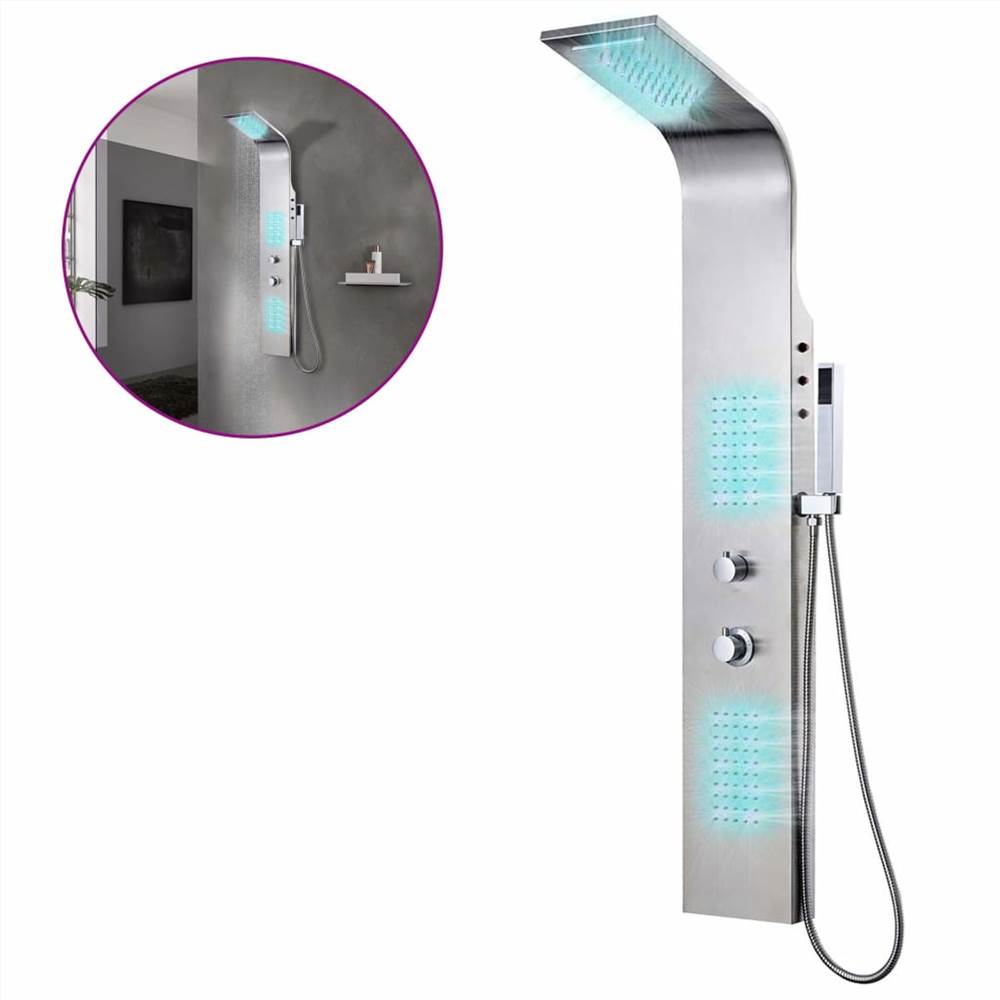 Shower Panel System Stainless Steel Curved 9 Shower Panel System Stainless Steel Curved