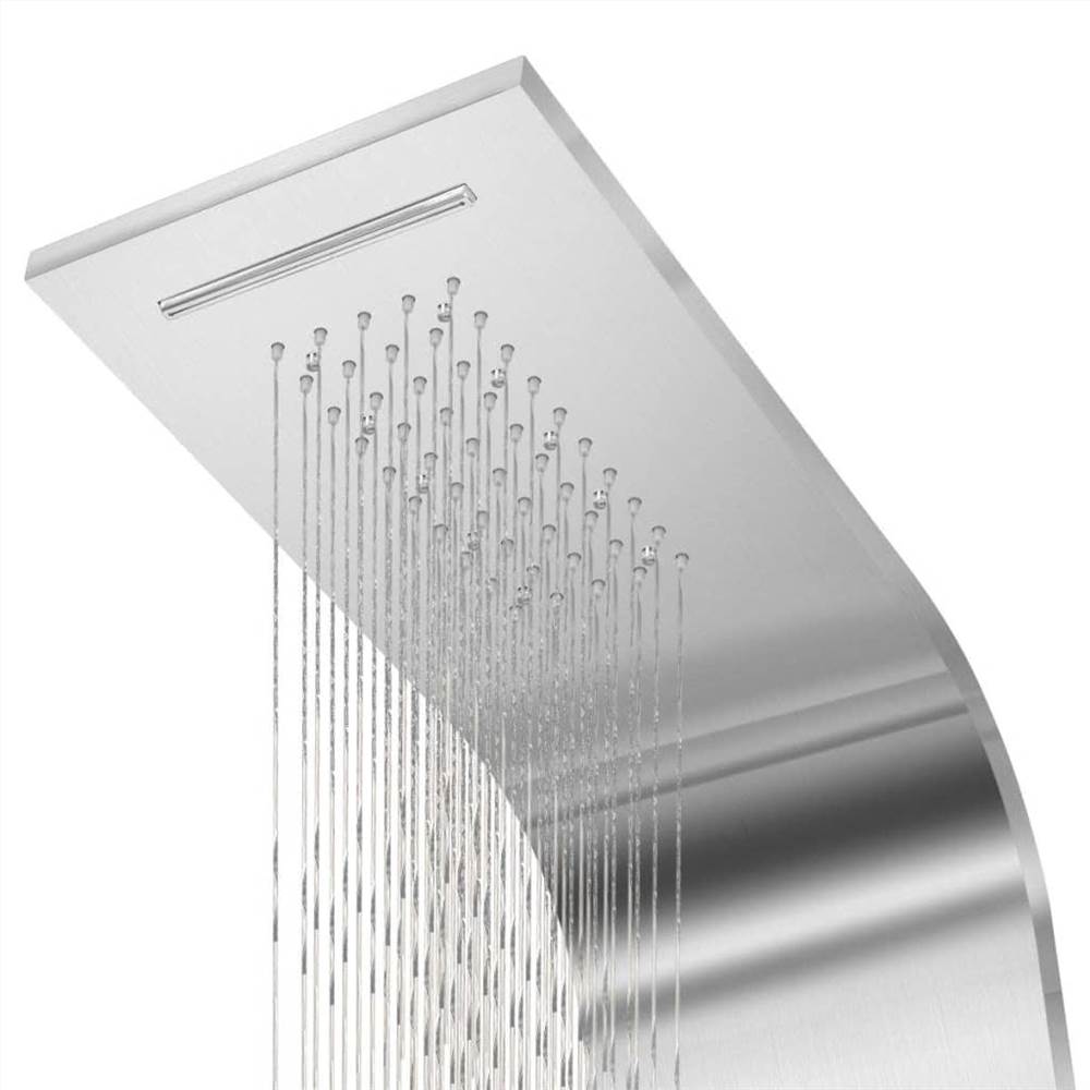 Shower Panel System Stainless Steel Curved 11 Shower Panel System Stainless Steel Curved