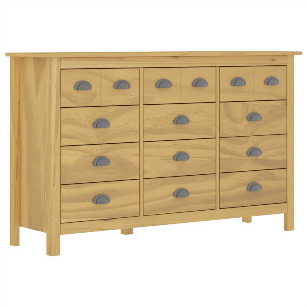 

Sideboard "Hill Range" 130x37x80 cm Solid Pine Wood