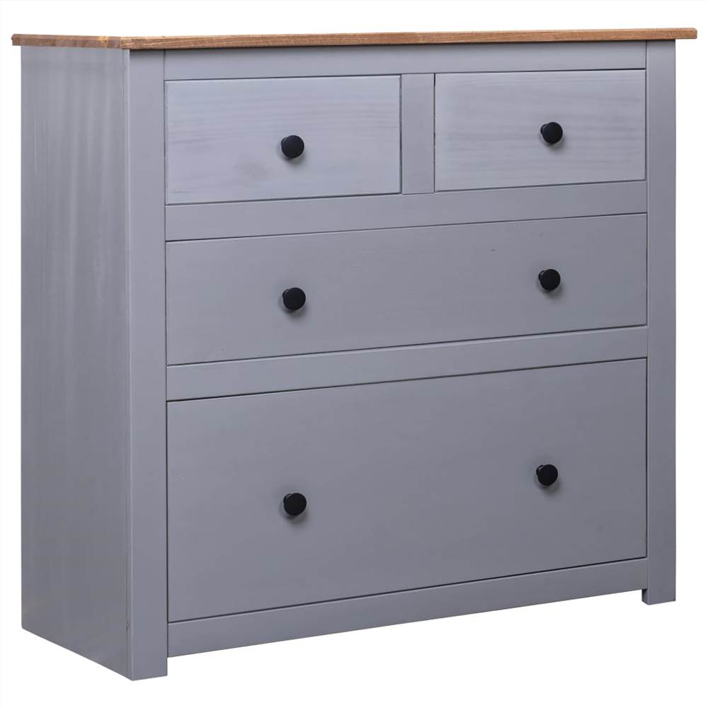 

Sideboard Grey 80x40x83 cm Pinewood Panama Range