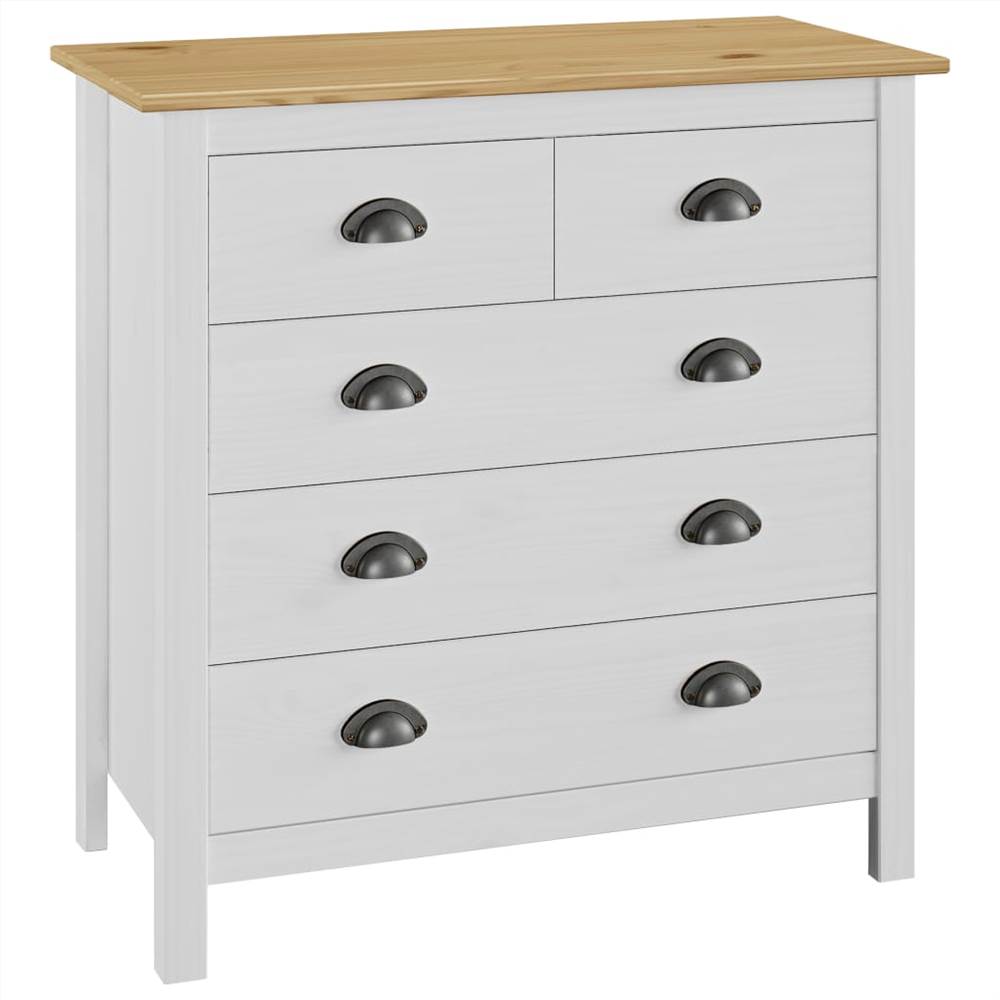 

Sideboard Hill Range White 79x40x80 cm Solid Pine Wood