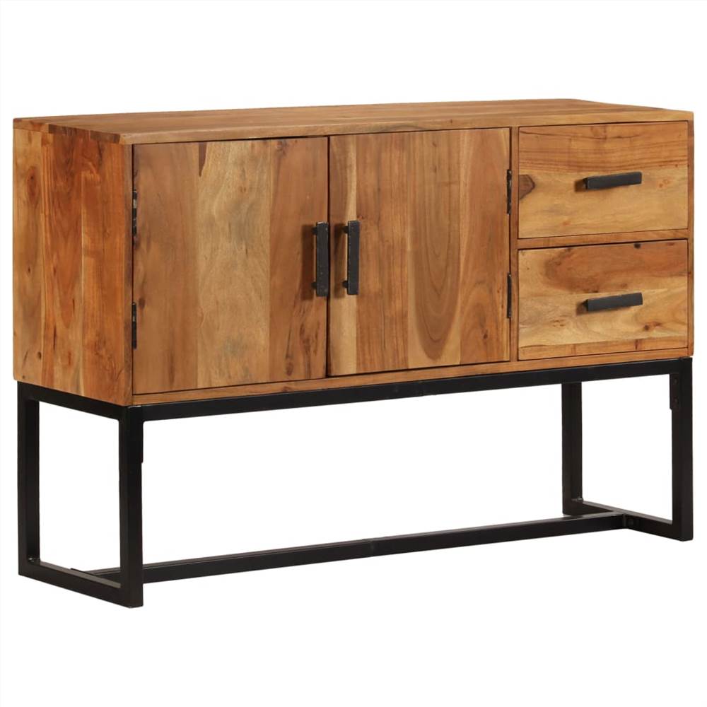 

Sideboard Solid Acacia Wood 115x30x70 cm Brown