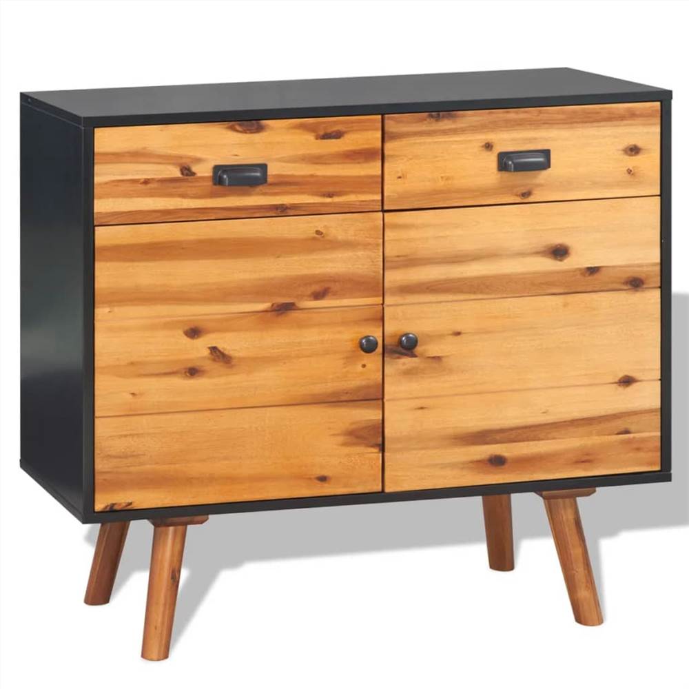 

Sideboard Solid Acacia Wood 90x33.5x83 cm