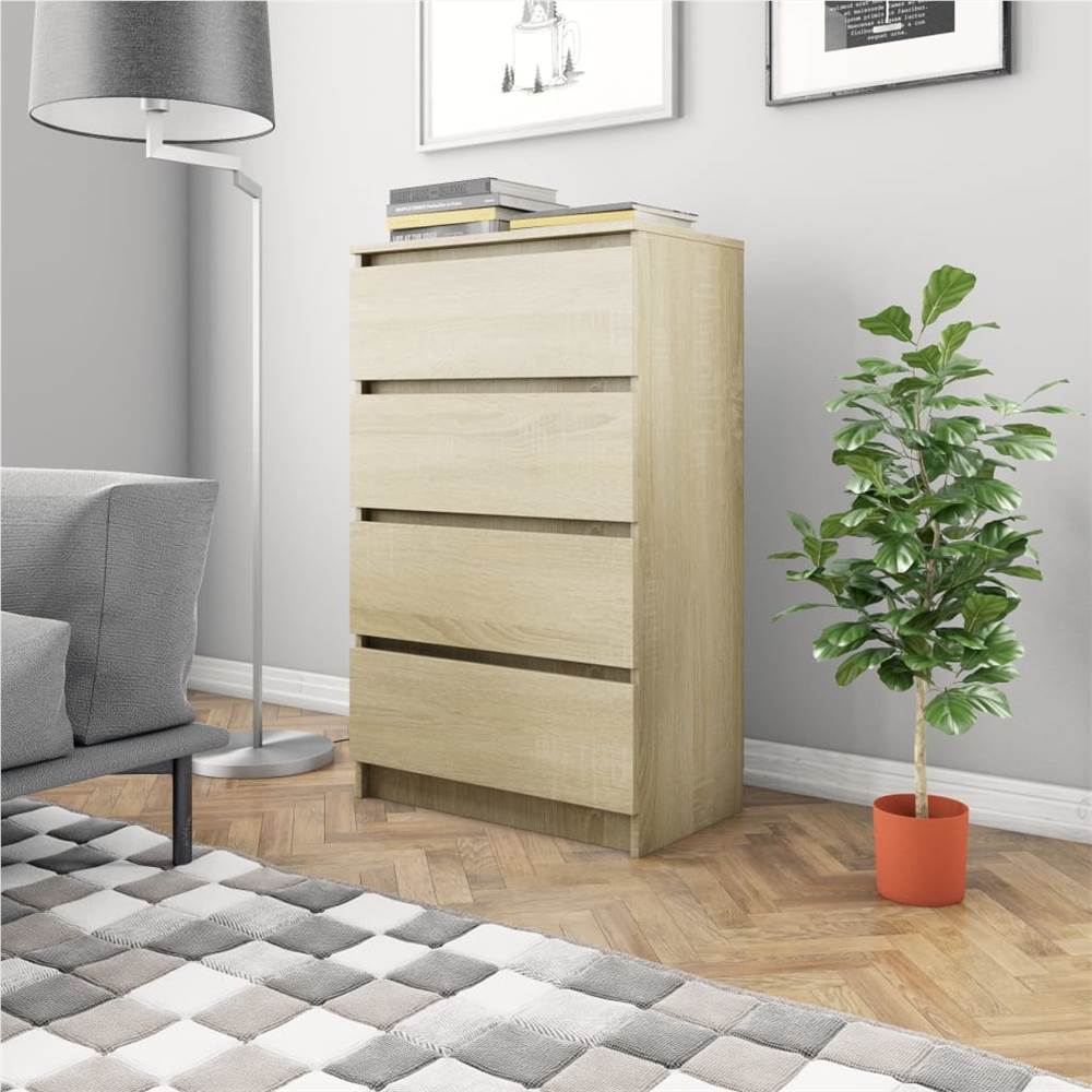 

Sideboard Sonoma Oak 60x35x98.5 cm Chipboard