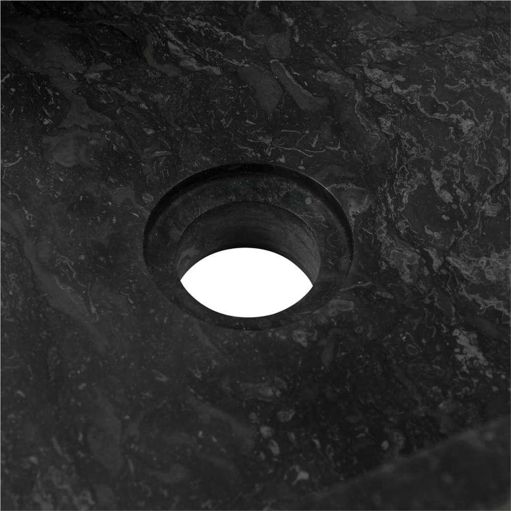 Sink 45x30x12 cm Marble Black