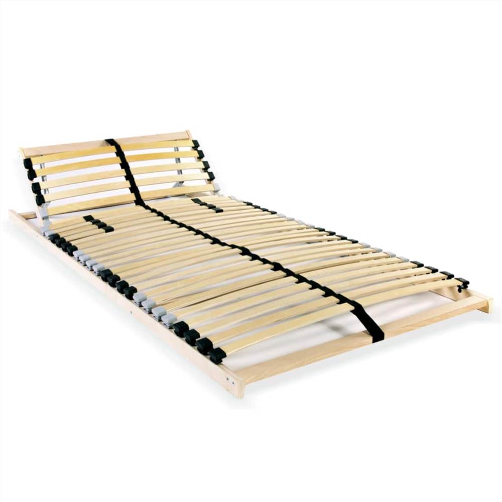 

Slatted Bed Base with 28 Slats 7 Zones 80x200 cm