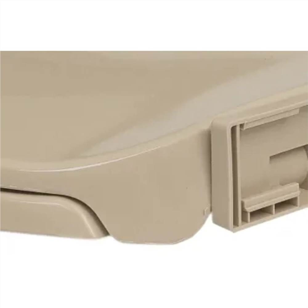 Soft-Close Toilet Seat Beige Oval