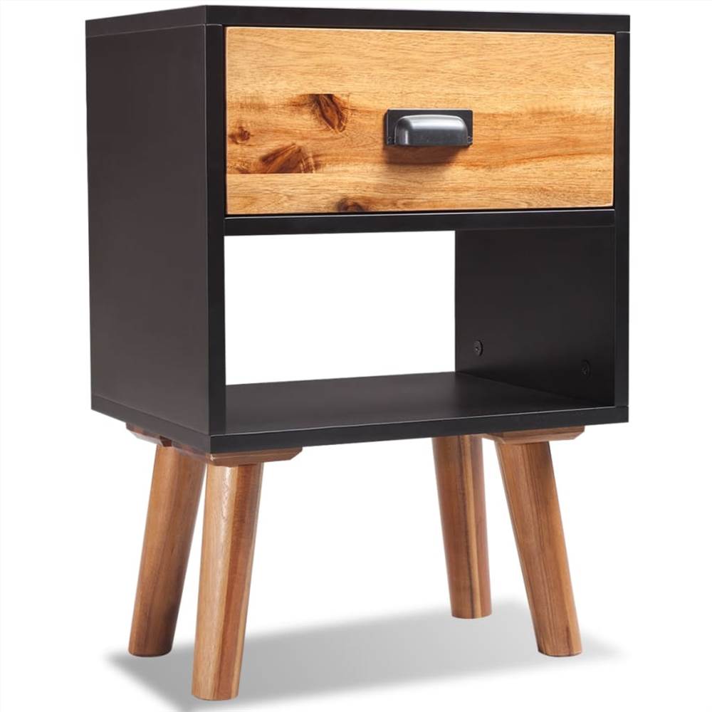 

Solid Acacia Wood Bedside Cabinet 40x30x58 cm