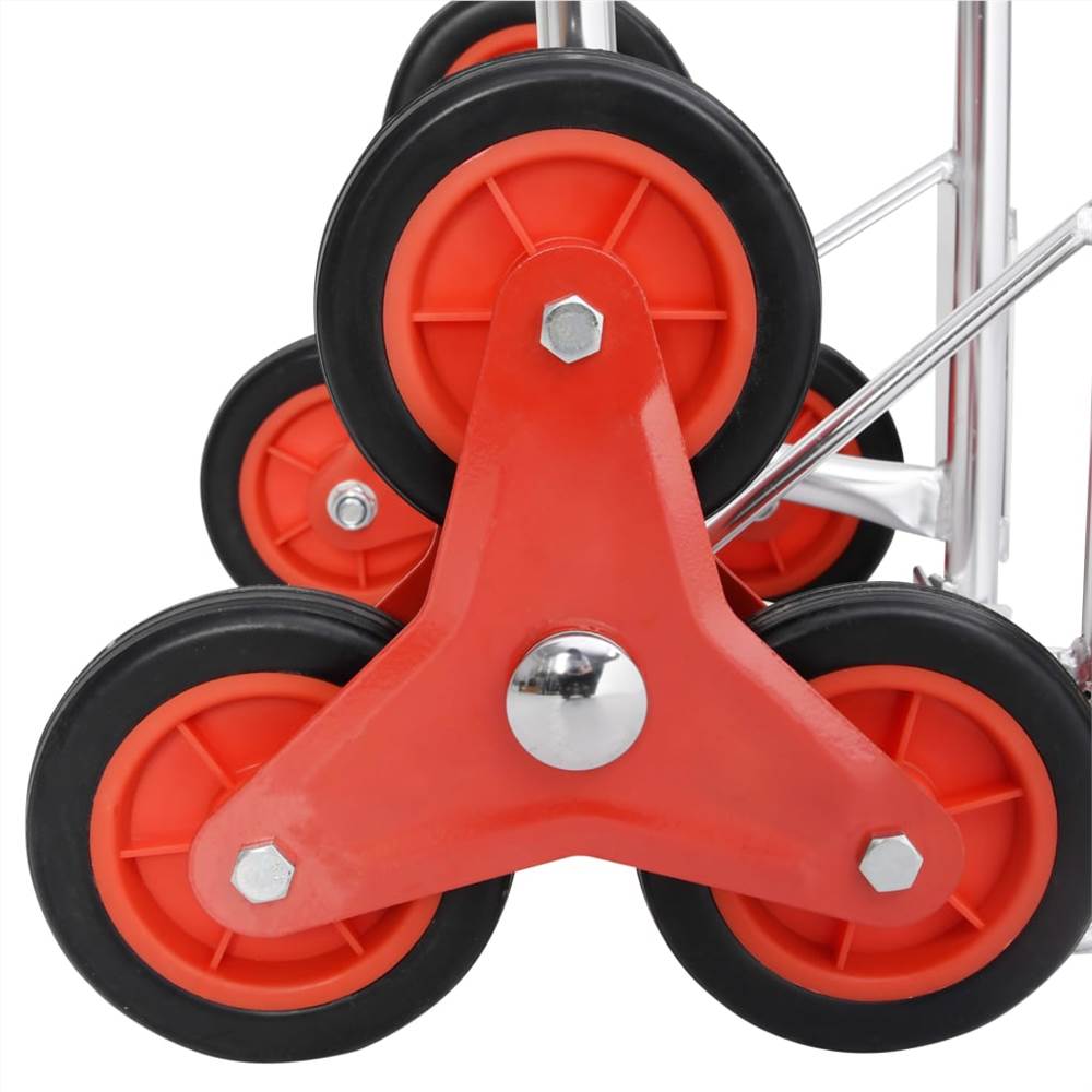 Stair Climbing Hand Truck with 6 Wheels 51x53.5x118 cm 150 kg