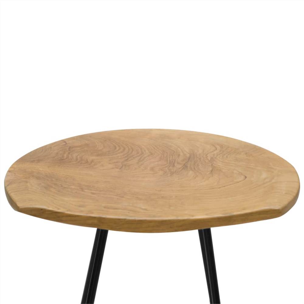 Stools 2 pcs Solid Teak Wood