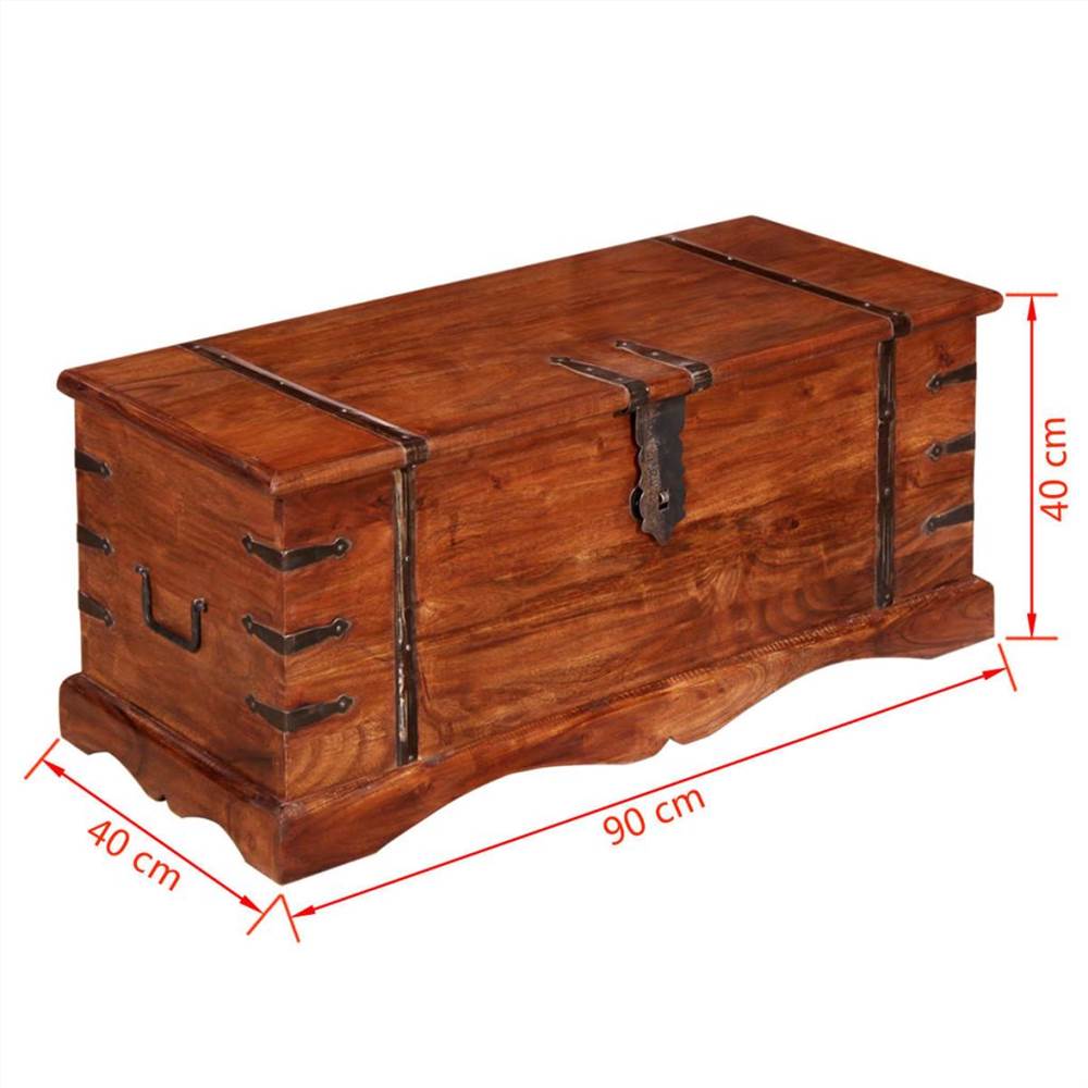 Storage Chest Solid Wood