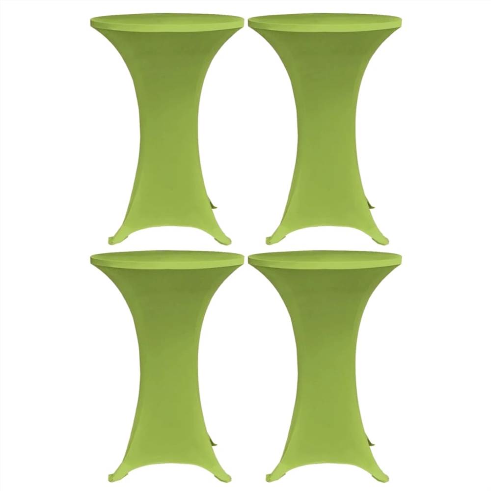 Streç Masa Örtüsü 4'lü 60 cm Yeşil