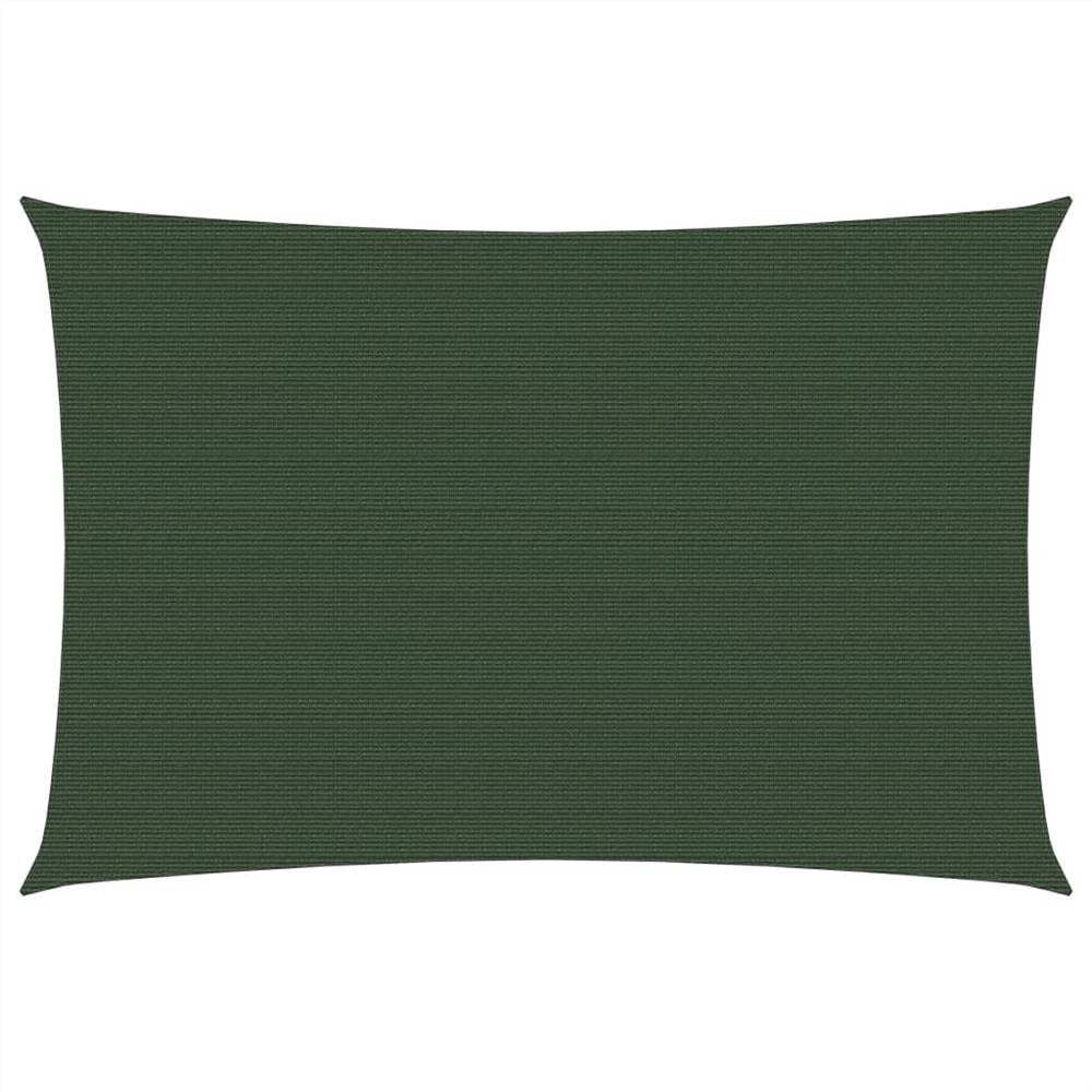 

Sunshade Sail 160 g/m² Dark Green 2.5x3.5 m HDPE