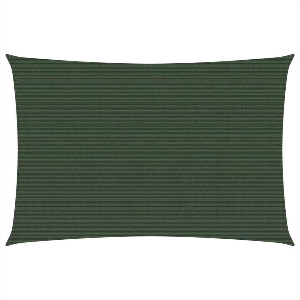 

Sunshade Sail 160 g/m² Dark Green 2x3.5 m HDPE