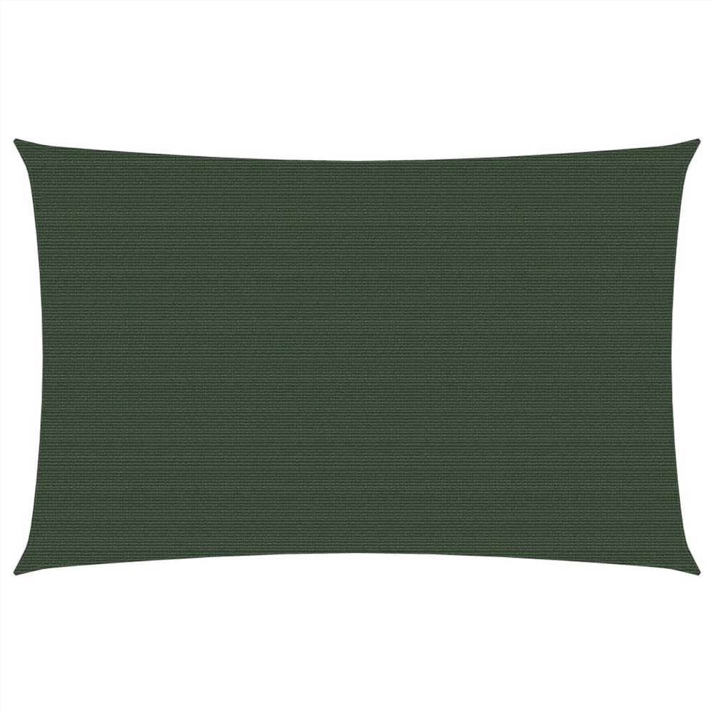 

Sunshade Sail 160 g/m² Dark Green 2x4.5 m HDPE