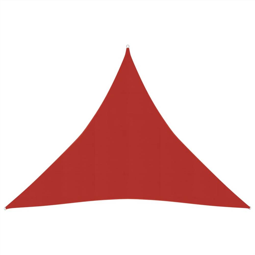 

Sunshade Sail 160 g/m² Red 3.6x3.6x3.6 m HDPE