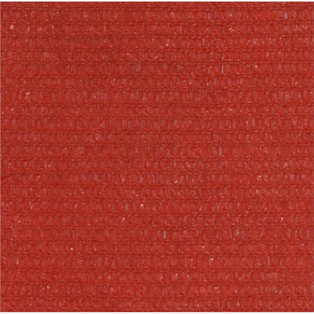 Sunshade Sail 160 g/m² Red 5x5x5 m HDPE