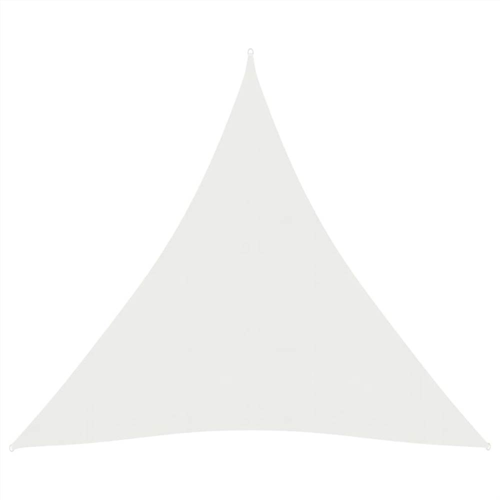 

Sunshade Sail 160 g/m² White 5x7x7 m HDPE