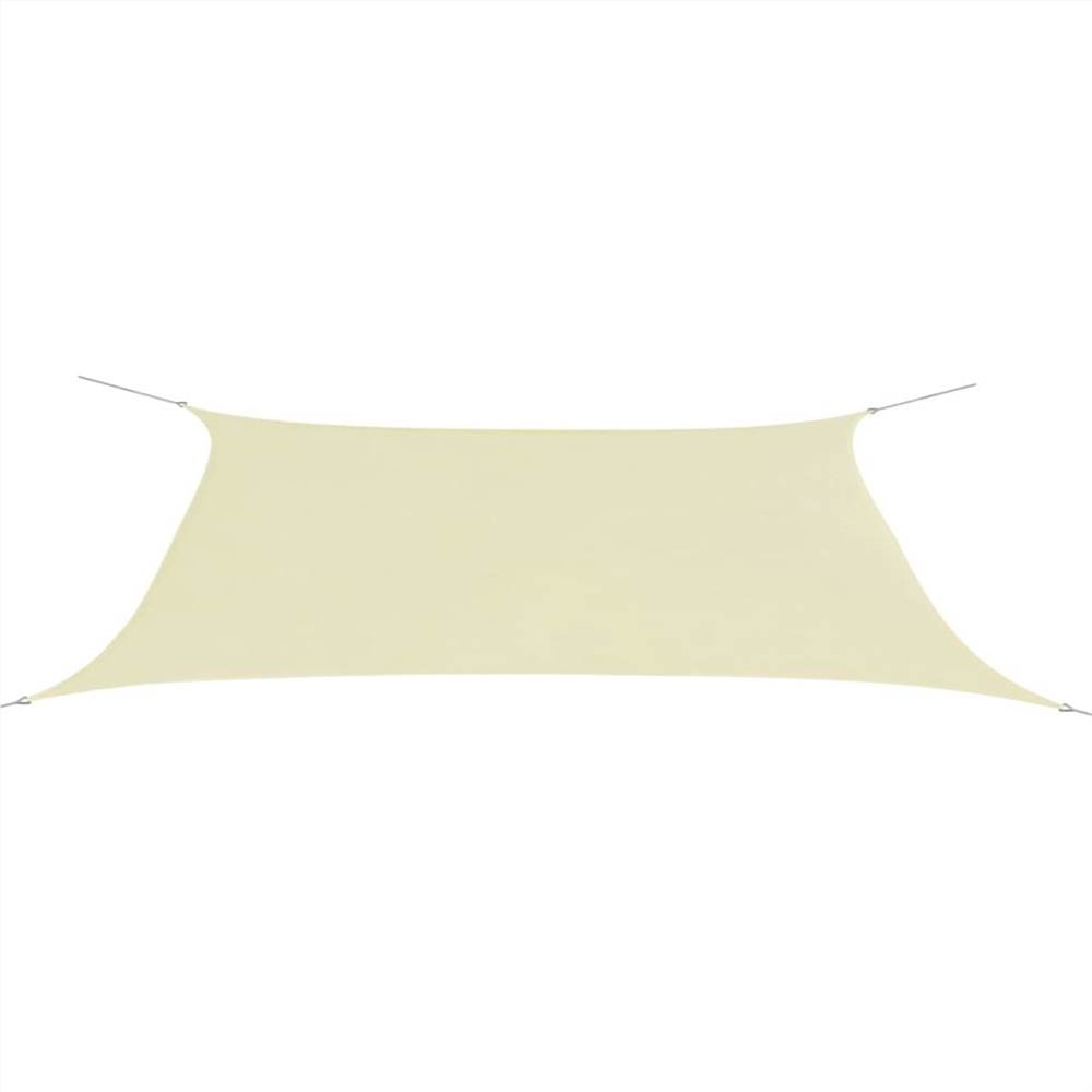 

Sunshade Sail Oxford Fabric Rectangular 4x6 m Cream