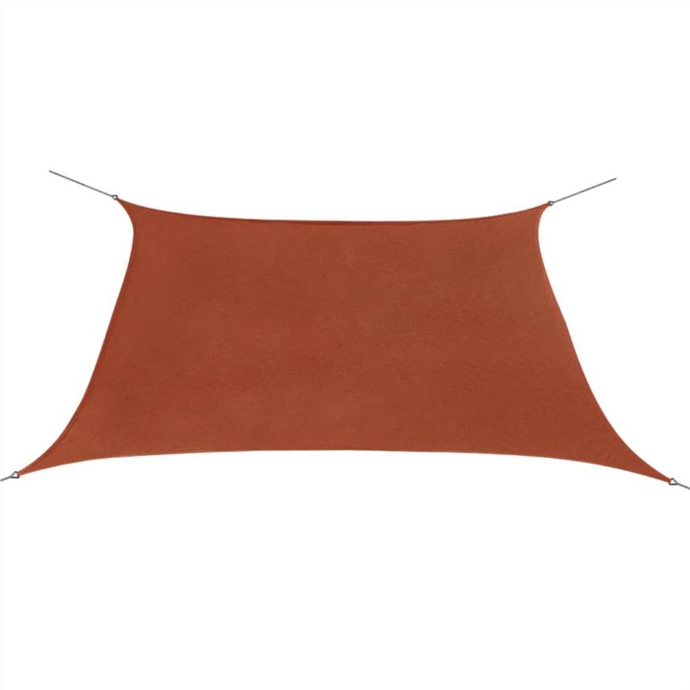 

Sunshade Sail Oxford Fabric Square 3.6x3.6 m Terracotta