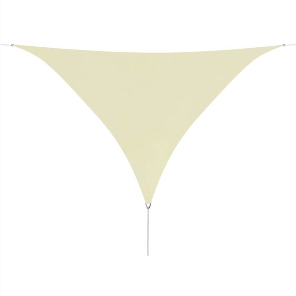 

Sunshade Sail Oxford Fabric Triangular 3.6x3.6x3.6 m Cream