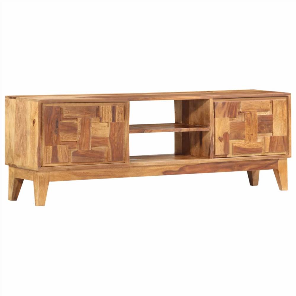 

TV Cabinet 130x30x45 cm Solid Sheesham Wood