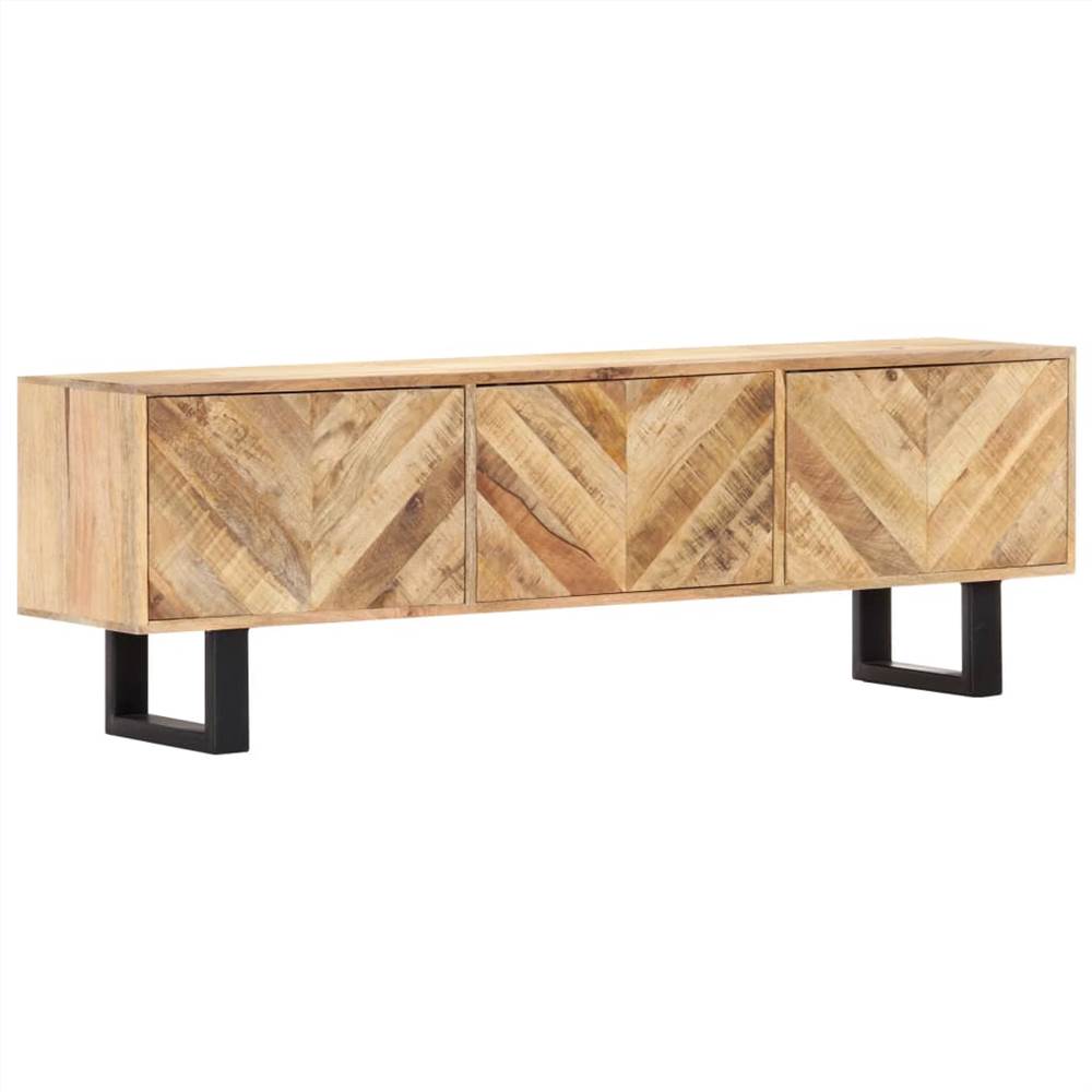 

TV Cabinet 140x30x45 cm Solid Mango Wood