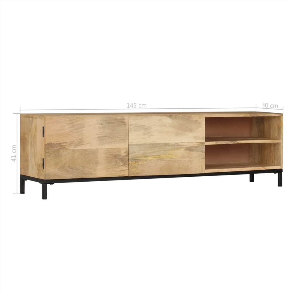 TV Cabinet 145x30x41 Cm Solid Mango Wood 20 TV Cabinet 145x30x41 cm Solid Mango Wood