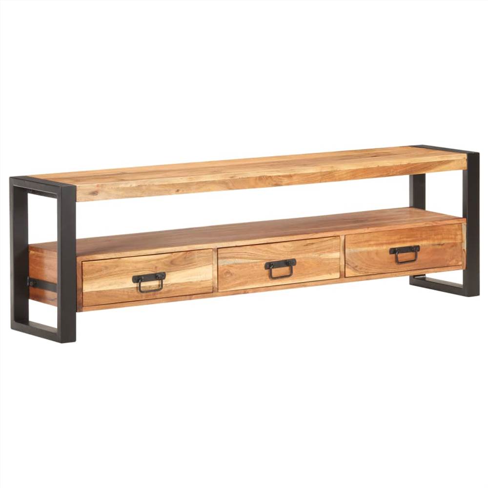 

TV Cabinet 150x30x45 cm Solid Acacia Wood