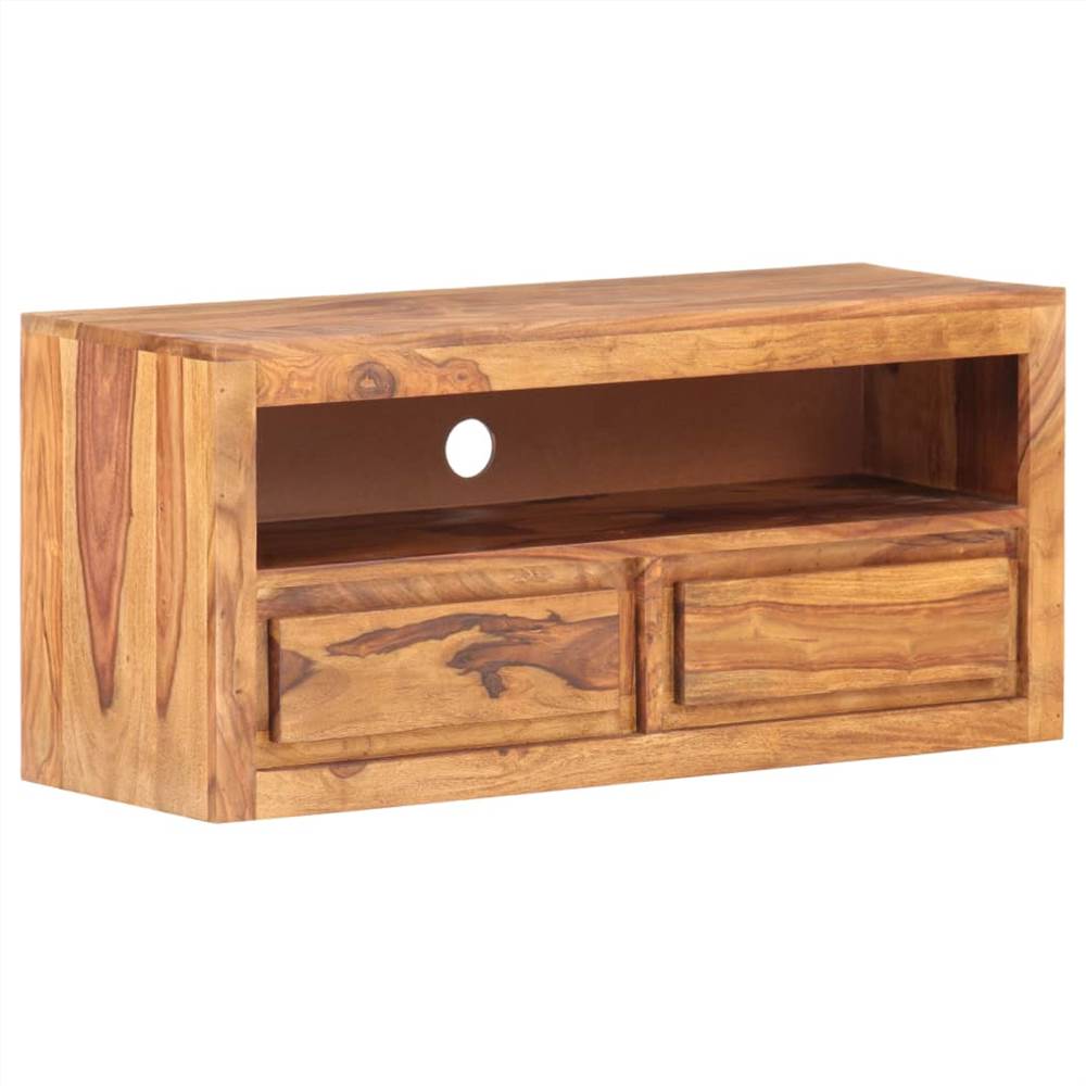 

TV Cabinet 90x30x40 cm Solid Sheesham Wood