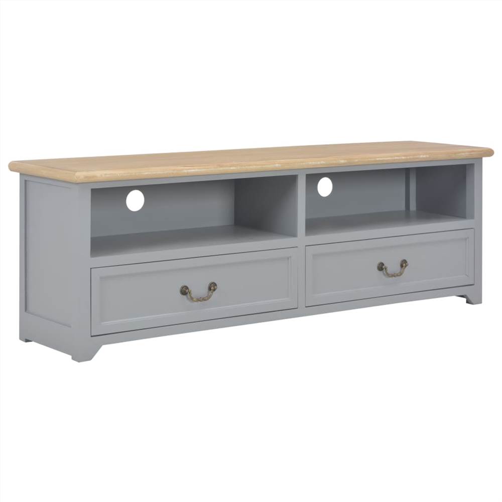 Tv Cabinet Grey 120x30x40 Cm Wood