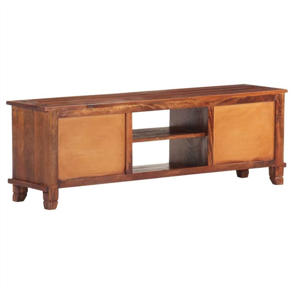 TV Cabinet Honey Brown 120x30x41 Cm Solid Acacia Wood 10 TV Cabinet Honey Brown 120x30x41 cm Solid Acacia Wood