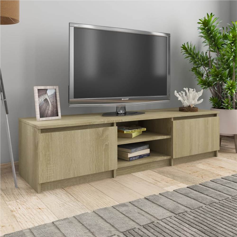 Meuble TV Sonoma Oak 140x40x35,5 cm Aggloméré