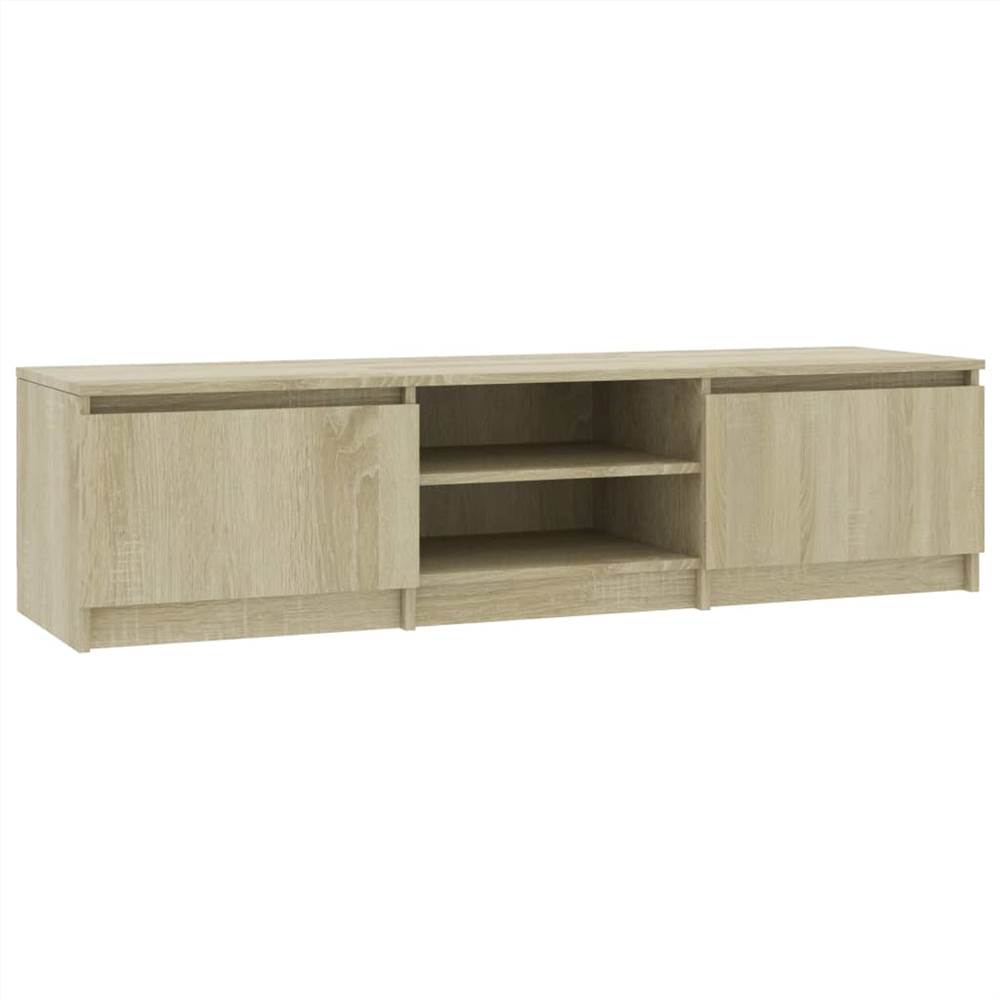 TV Cabinet Sonoma Oak 140x40x35.5 cm Chipboard